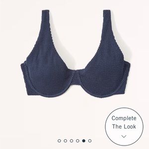 Abercrombie Curve Love Wide Strap Underwire Bikini top